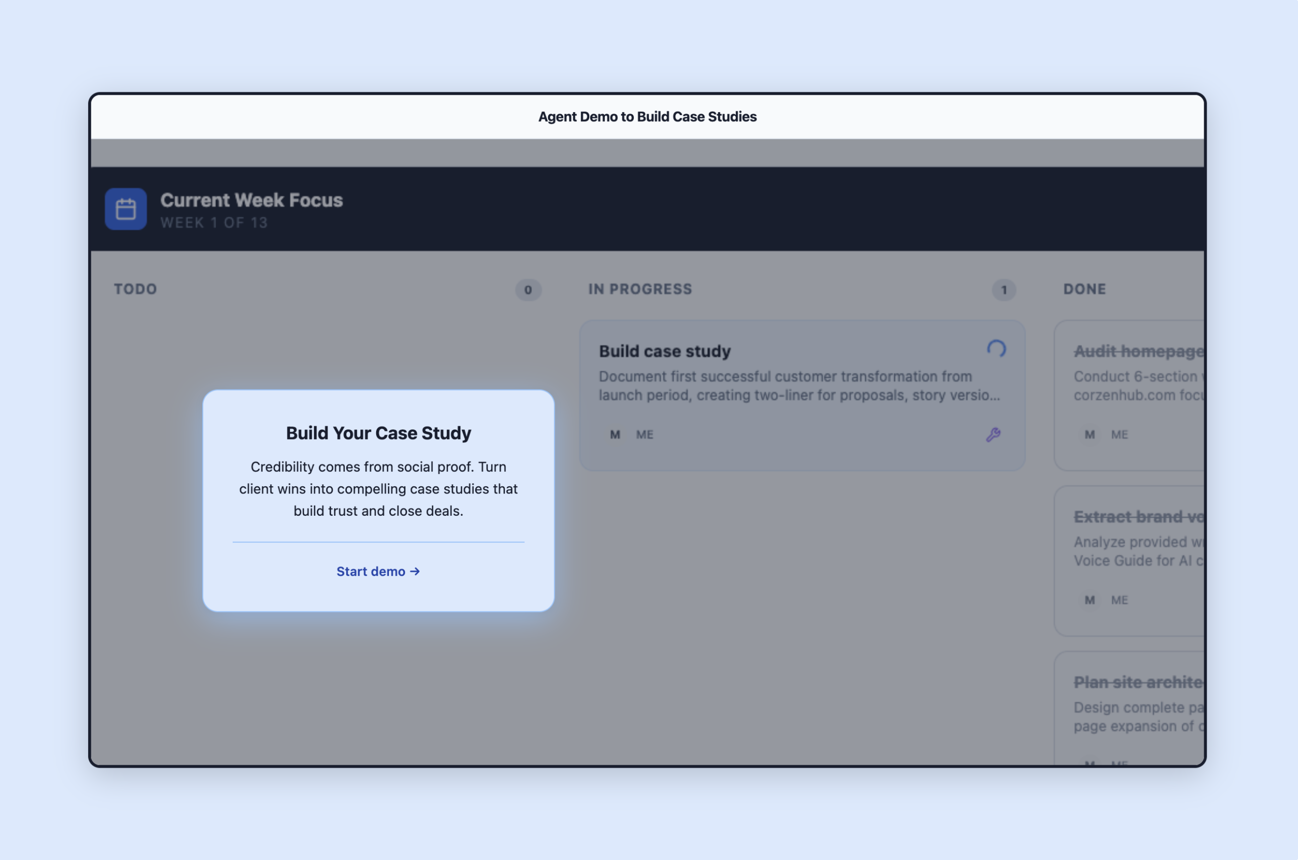 Build Case Study Agent