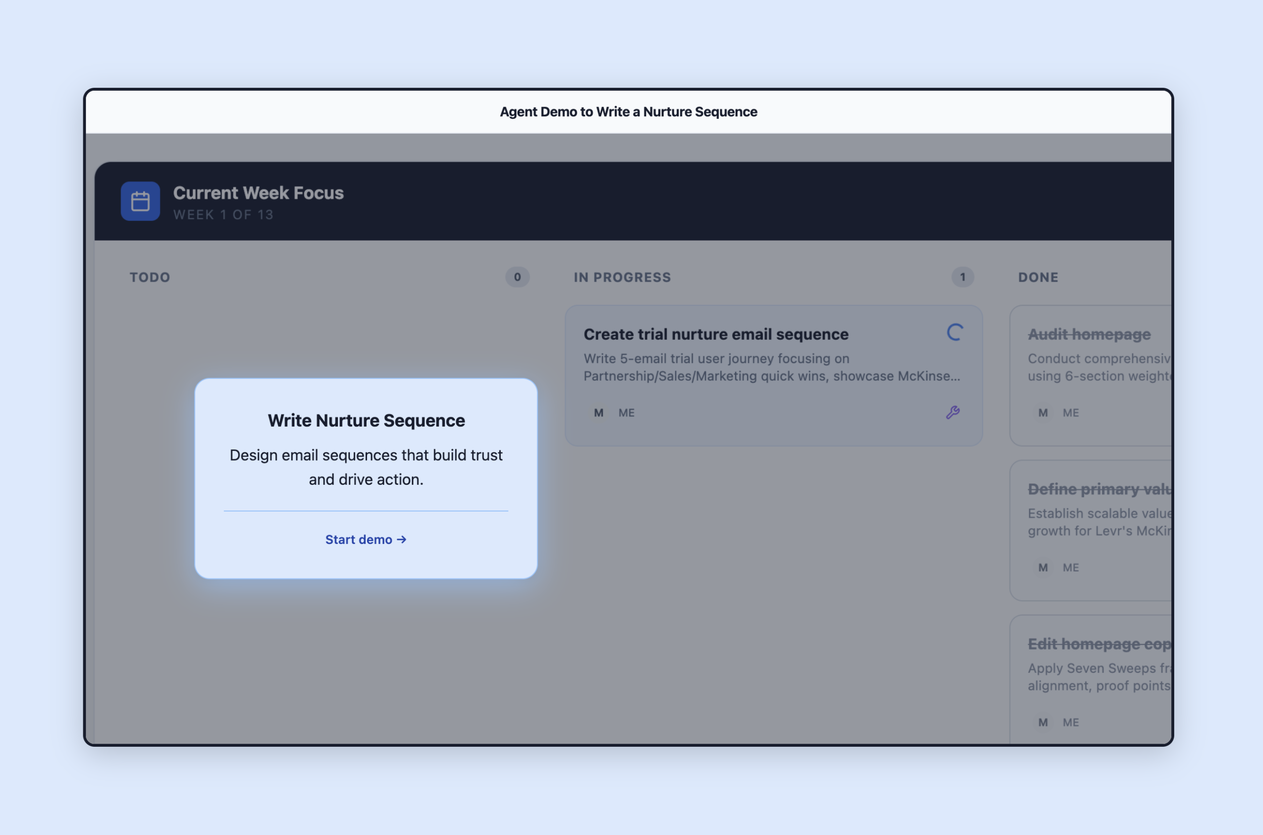 Write Nurture Sequence agent
